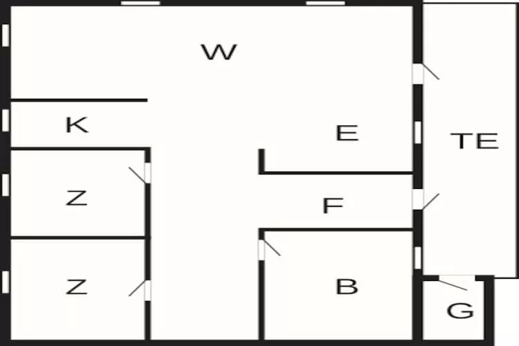 4 persoons vakantie huis in Jerup - Plattegrond