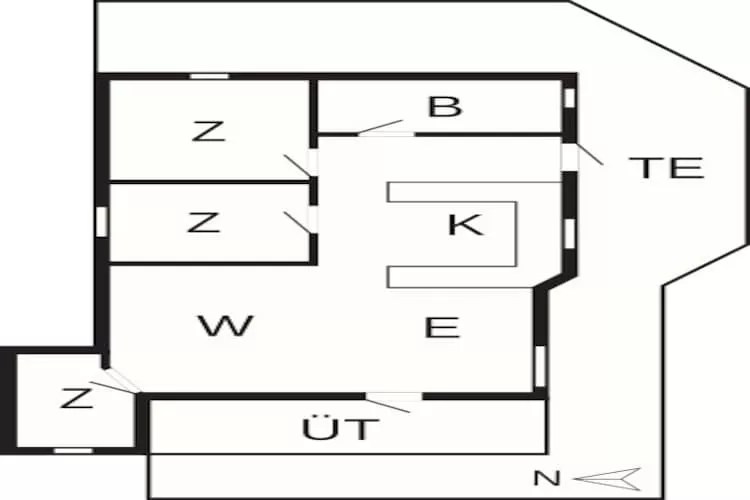Licht strandhuis toevluchtsoord -- By Traum Ferienwohnungen - Plattegrond