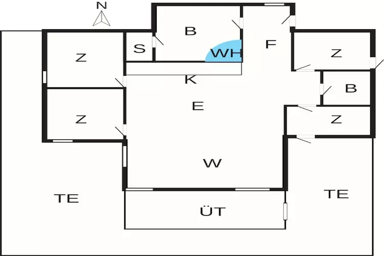Rustig toevluchtsoord in de natuur -- By Traum Ferienwohnungen - Plattegrond