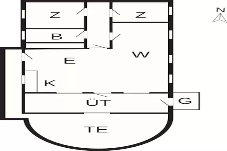4 persoons vakantie huis in Ulfborg-By Traum - Plattegrond