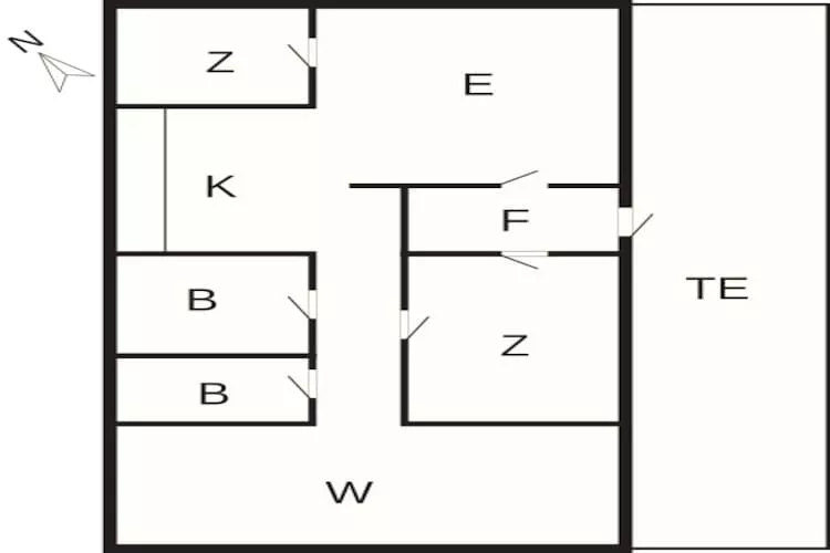 Charmant landelijk toevluchtsoord - Plattegrond