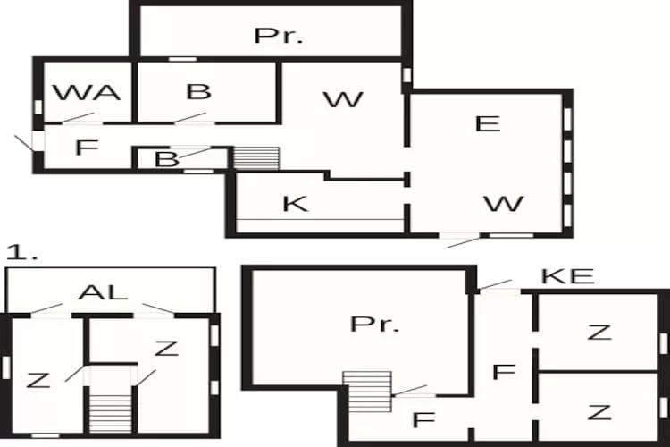 8 persoons vakantie huis in FREI - Plattegrond