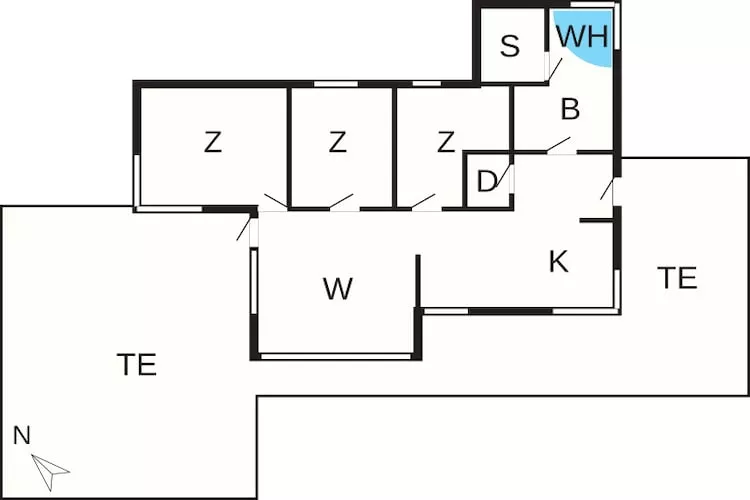 8 persoons vakantie huis in Hjørring-By Traum - Plattegrond