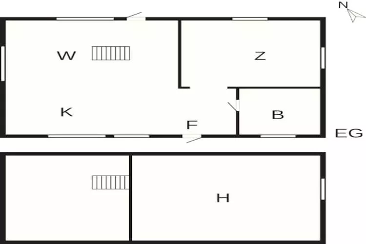4 persoons vakantie huis in STENHAMRA - Plattegrond