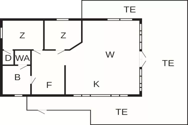 6 persoons vakantie huis in BODAFORS - Plattegrond