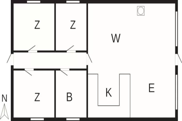 4 persoons vakantie huis in Ulfborg-By Traum - Plattegrond