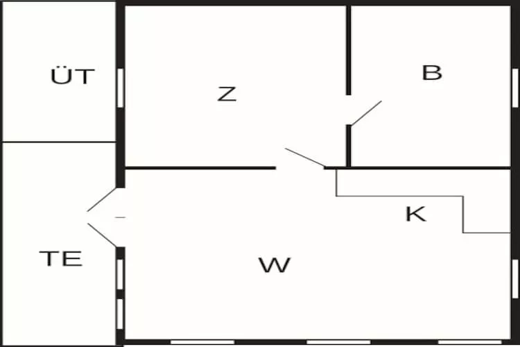 3 persoons vakantie huis in Gråsten-By Traum - Plattegrond