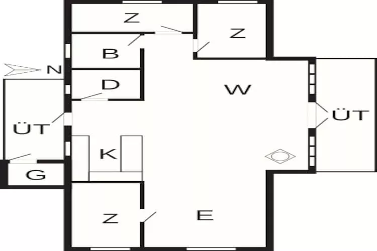 6 persoons vakantie huis in Oksbøl-By Traum - Plattegrond