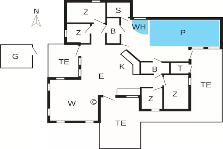 10 persoons vakantie huis in Ebeltoft-By Traum - Plattegrond