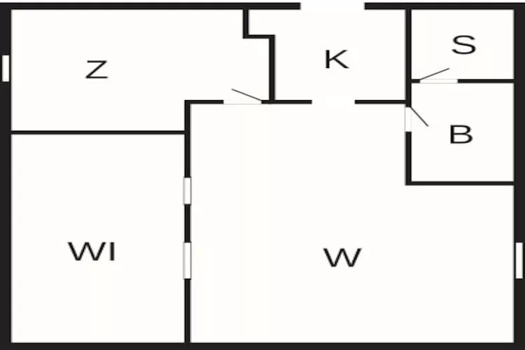 4 persoons vakantie huis in HÄSTVEDA - Plattegrond