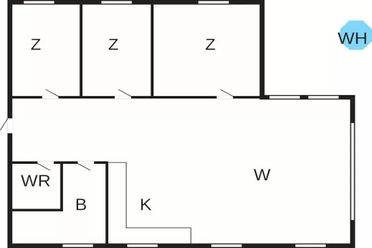 7 persoons vakantie huis in Jægerspris-By Traum - Plattegrond