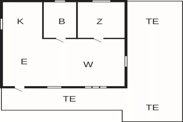 5 persoons vakantie huis in LAUPSTAD - Plattegrond