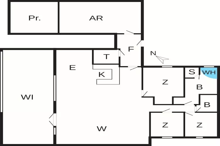 10 persoons vakantie huis in Brovst-By Traum - Plattegrond