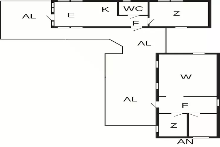 6 persoons vakantie huis in Heberg - Plattegrond