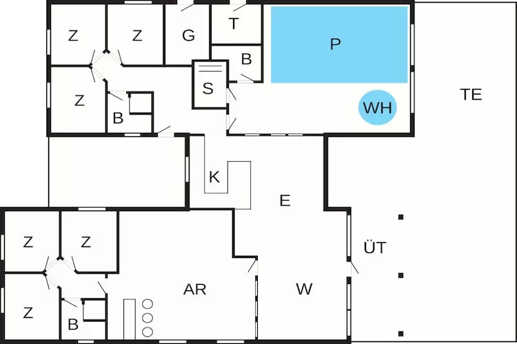 Luxe strandhuis met zwembad -- By Traum Ferienwohnungen - Plattegrond