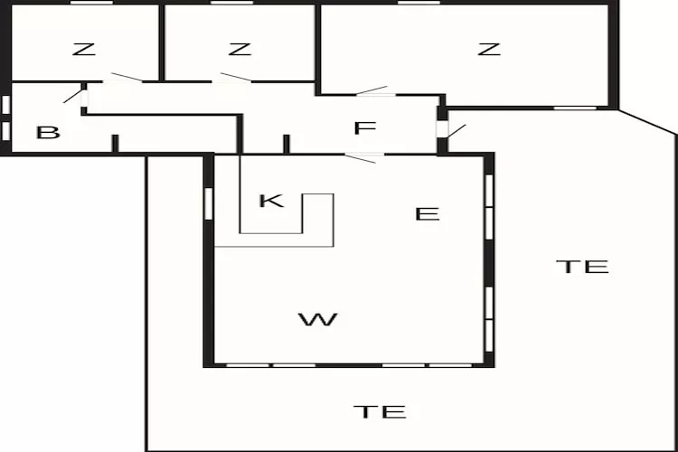 Gerenoveerd huisje in Bratten - bij Traum - Plattegrond