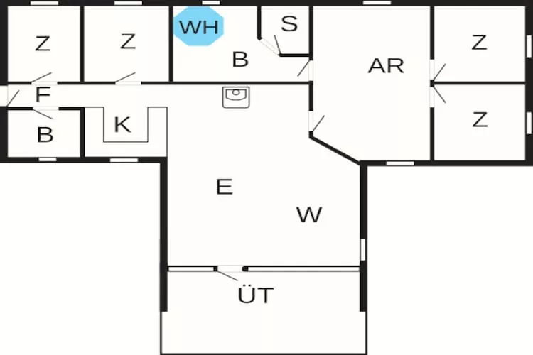 10 persoons vakantie huis in Løkken-By Traum - Plattegrond