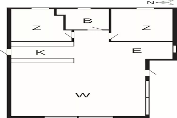 4 persoons vakantie huis in Hals-By Traum - Plattegrond