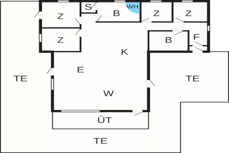 Luxe spa-resort in Hurup - Plattegrond