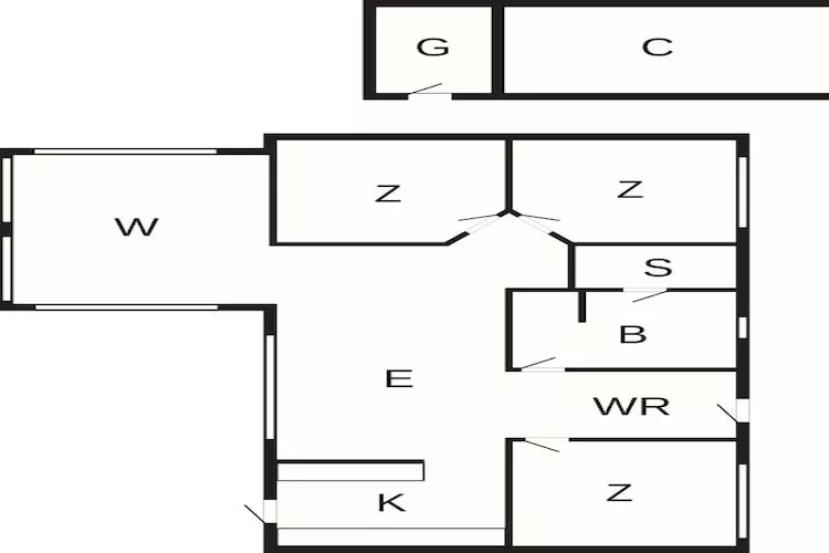 6 persoons vakantie huis in Spøttrup-By Traum - Plattegrond
