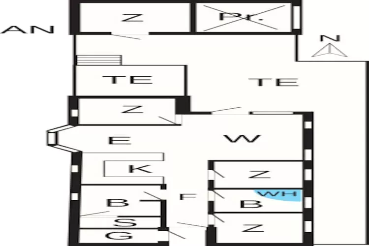 6 persoons vakantie huis in Løkken-By Traum - Plattegrond