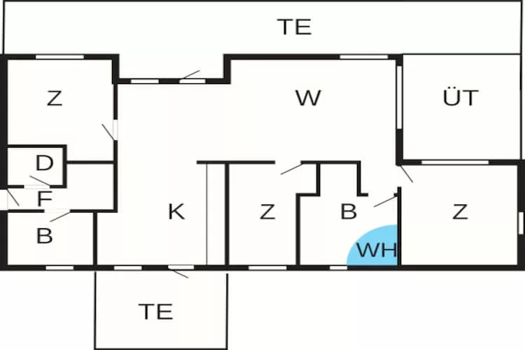 8 persoons vakantie huis in Læsø-By Traum - Plattegrond