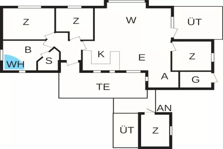 Licht strandhuis met sauna -- By Traum Ferienwohnungen - Plattegrond