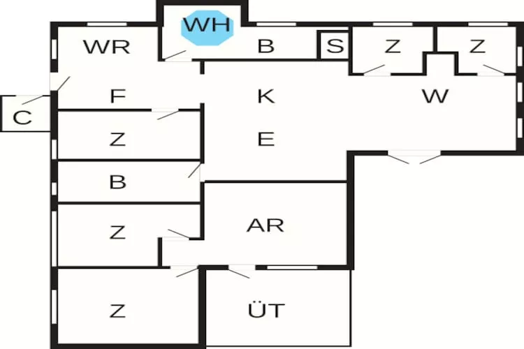 12 persoons vakantie huis in Løkken-By Traum - Plattegrond