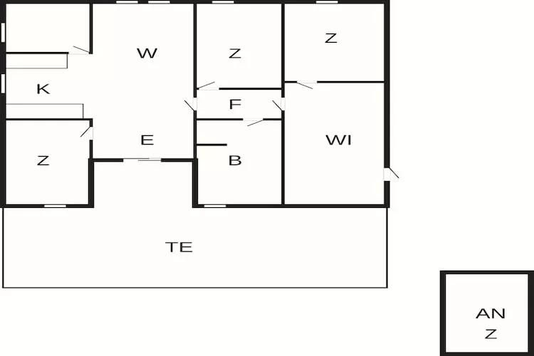 6 persoons vakantie huis in Tarm-By Traum - Plattegrond
