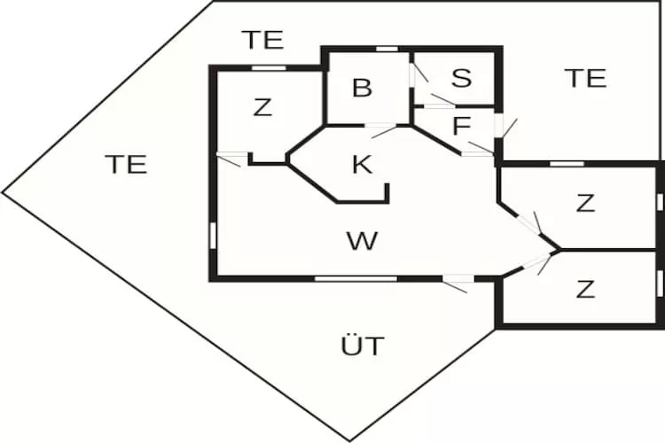 6 persoons vakantie huis in Læsø-By Traum - Plattegrond