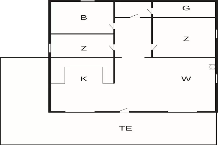 4 persoons vakantie huis in Læsø-By Traum - Plattegrond