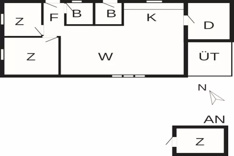 6 persoons vakantie huis in Gedser-By Traum - Plattegrond