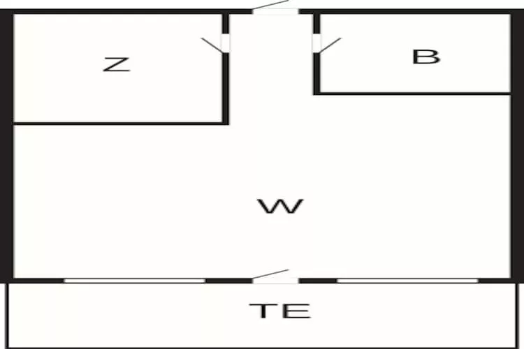 2 persoons vakantie huis in Ejstrupholm-By Traum - Plattegrond