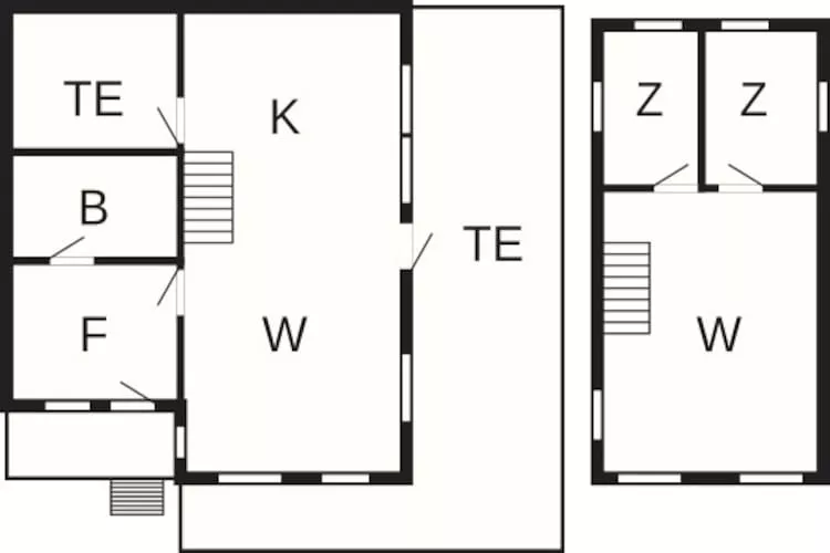 6 persoons vakantie huis in Nord-Lenangen - Plattegrond