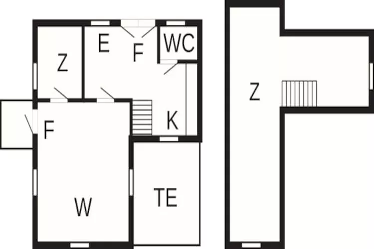 5 persoons vakantie huis in KALVSVIK - Plattegrond