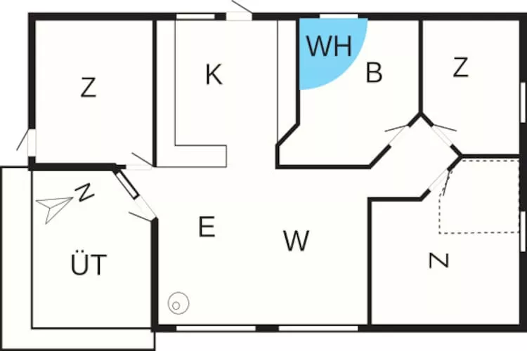 6 persoons vakantie huis in Ulfborg-By Traum - Plattegrond