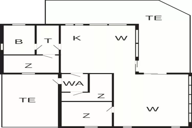 6 persoons vakantie huis in Løgstør-By Traum - Plattegrond