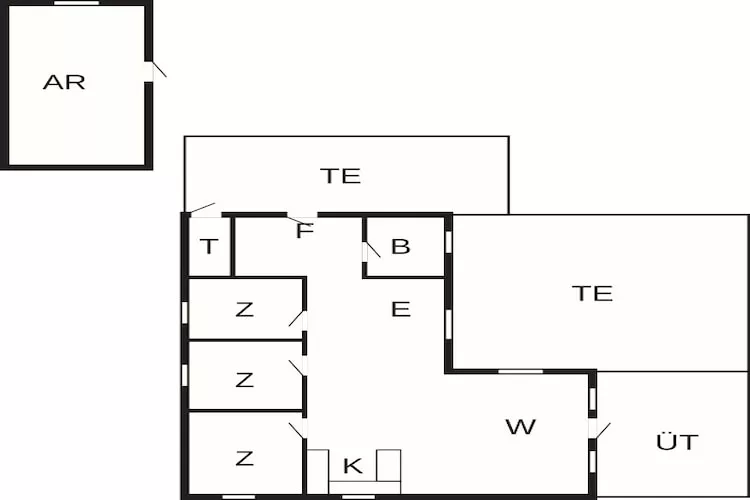 6 persoons vakantie huis in Hjørring-By Traum - Plattegrond