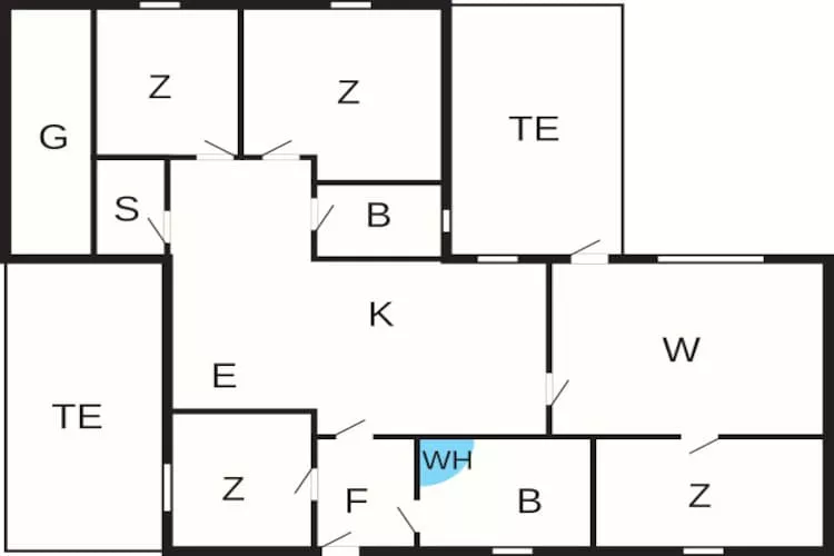 Panoramisch kustuitje -- By Traum Ferienwohnungen - Plattegrond