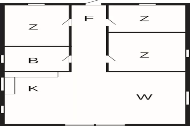 4 persoons vakantie huis in Toftlund-By Traum - Plattegrond