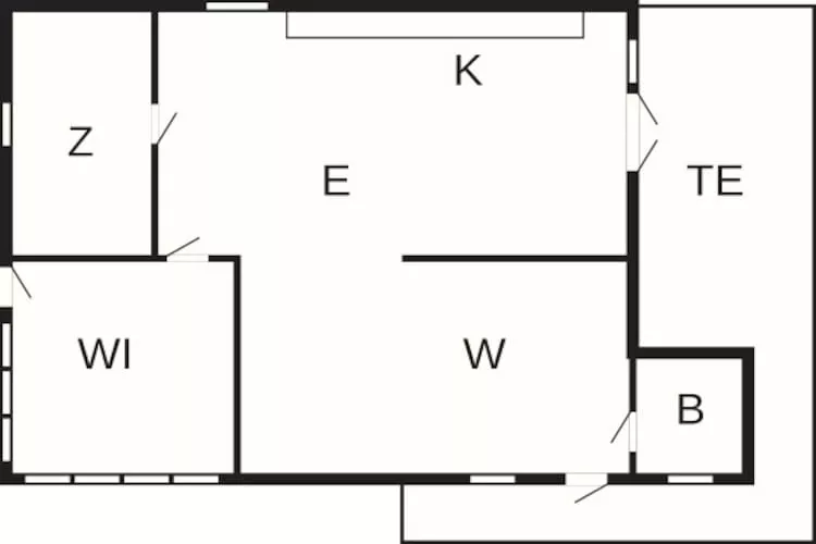 4 persoons vakantie huis in SÖLVESBORG - Plattegrond