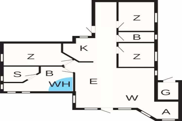 Modern spa-resort nabij Lyngby - Plattegrond