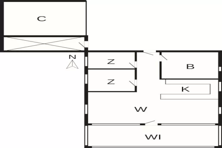 Rustige oase bij fjord -- By Traum Ferienwohnungen - Plattegrond