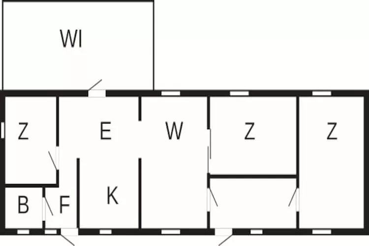 6 persoons vakantie huis in Laholm - Plattegrond