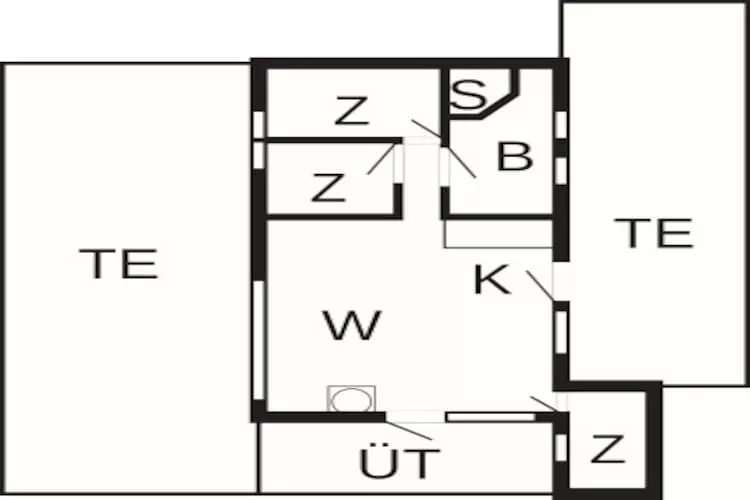 Gerenoveerd zomerhuis in Hejlsminde - Plattegrond
