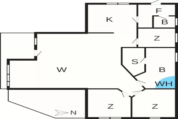 6 persoons vakantie huis in Vestervig-By Traum - Plattegrond
