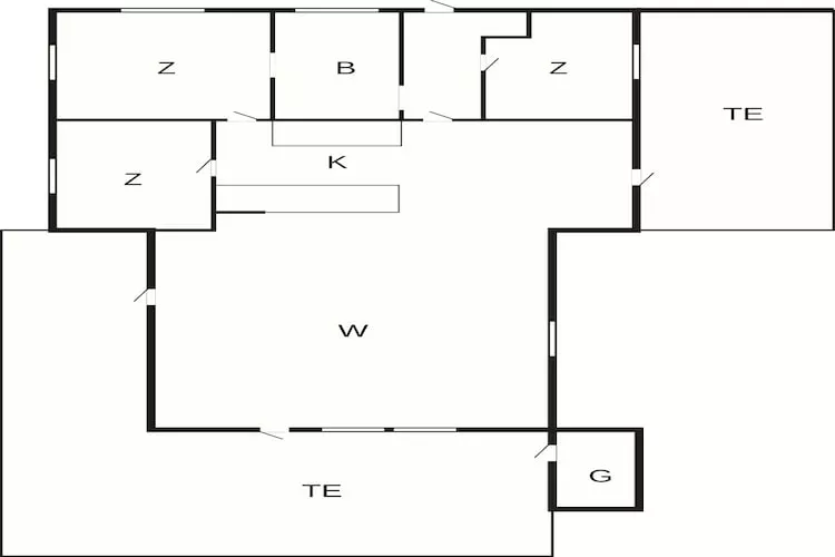 6 persoons vakantie huis in Glesborg-By Traum - Plattegrond