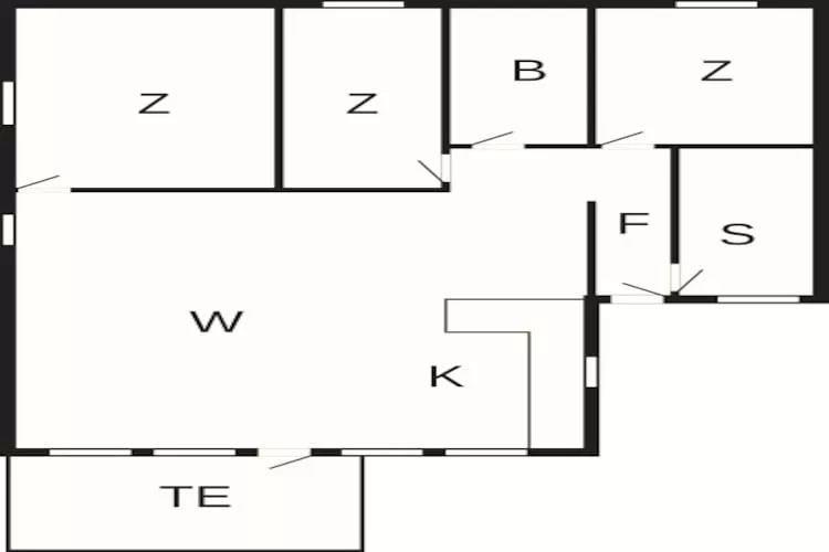 Kust retraite met sauna -- By Traum Ferienwohnungen - Plattegrond