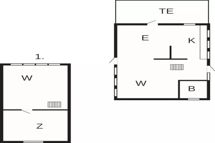 Sfeervol gerenoveerd huisje -- By Traum Ferienwohnungen - Plattegrond