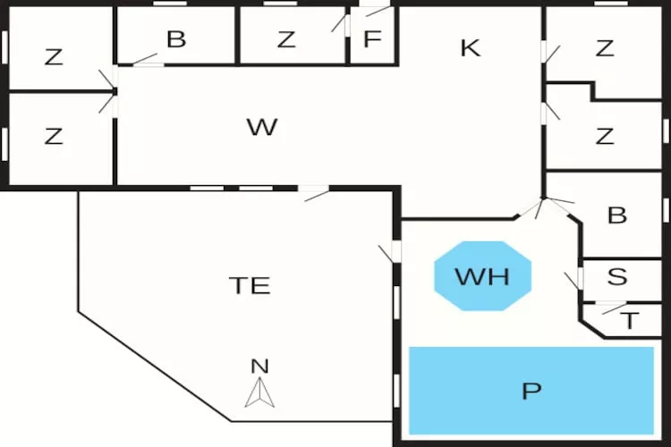 Luxe retraite met zwembad -- By Traum Ferienwohnungen - Plattegrond